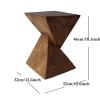 Rustic Country-Style Side Table for Living Room, Bedroom, or Patio view 2