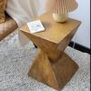 Rustic Country-Style Side Table for Living Room, Bedroom, or Patio view 3