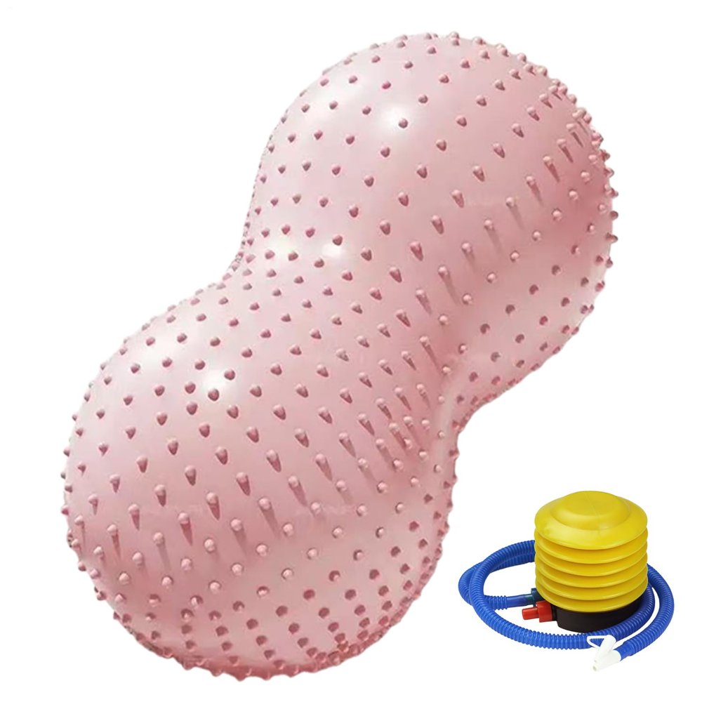 Generic Peanut-Shaped Yoga Stability Ball and Massage Device