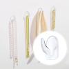 Small Self-Adhesive Transparent Plastic Wall Hooks, Extra-Strong, No Drilling, 10-Pack view 4