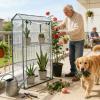 Greenhouse Mesh Cover, Transparent PVC Replacement Cover view 3