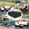 Waterproof Outdoor Furniture Cover, Black, 190 x 145 x 85 cm, 420D Oxford Fabric view 4