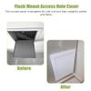 Generic Large Access Panel with Handle, Easy-to-Install Surface-Mount Inspection Hatch for Drywall and Garage Wiring view 2