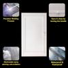 Generic Large Access Panel with Handle, Easy-to-Install Surface-Mount Inspection Hatch for Drywall and Garage Wiring view 4