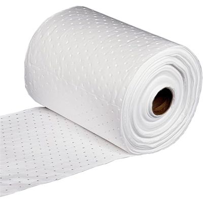 Generic Industrial Oil-Absorbent Mat Roll, High-Performance Polypropylene for Spill Control