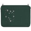 Custom Replacement Bench Cushion Cover, 8 cm Thick, Zippered Linen, Non-Slip, Dark Green, 160 x 60 x 8 cm view 1