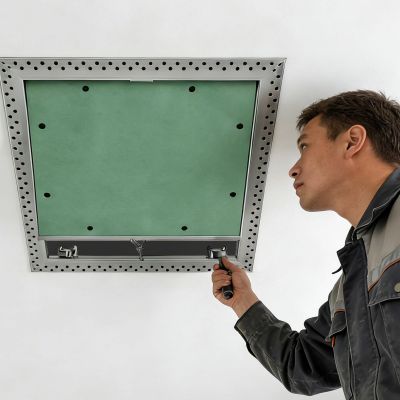 Minglez Flush-Mount Drywall Access Panel for Suspended Ceilings, 15–60 cm, 150 x 600 mm/6 x 24 in