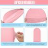 Double-Sided Wedding Arch Backdrop Cover, Rounded Top, Pink, 0.8 x 1.8 m view 4