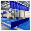 Durable Industrial Wash-Bay Curtains with Transparent Panels view 1