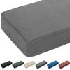 moismk Bench Cushion, 5 cm Thick, Washable & Non-Slip, Corduroy, Gray, 100 x 50 cm view 1