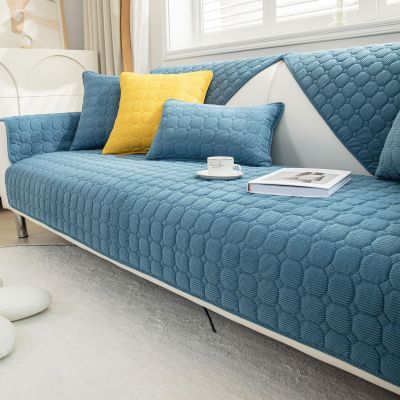 AXHMZYD Sofa Cover for 3/2/4/1-Seater and L-Shaped Sofas, Non-Slip Sofa Throw, A, 45 x 45 cm (1 pc)
