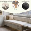 3 cm Thick Removable Bench Cushion, Dark Blue, 140 x 30 x 3 cm view 3