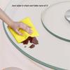 Round Transparent Tempered-Glass Lazy Susan Serving Plate, 100 cm (80 cm/31 in) view 4