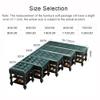KLGFBDC 2-Tier Shoe Rack Bench with Leather Seat view 2