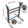 HTDRE Height-Adjustable Stainless Steel Stand, Support Bracket for Unloading Conveyor Roller Systems view 4