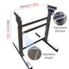 HTDRE Adjustable Stand for Roller Conveyors, Stainless Steel Bracket, Easy Installation view 4