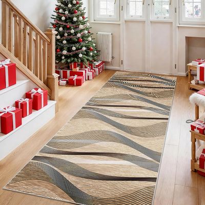 TFEHXYZU Non-Slip Runner Rug, Washable Hallway and Kitchen Rug, 40 x 100 cm