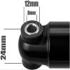 XLANDALYUEFA Replacement Rear Shock Absorber, 125/150/165/190 mm, for Mountain Bikes and E-Bikes, Coil Spring (150 mm, 550 lbs) view 4