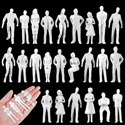 Namalu 30 Miniature People Figures for Model Making, 1:30 Scale