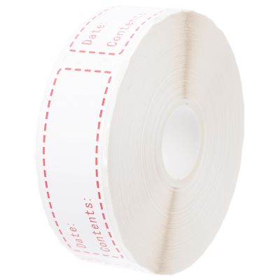Cabilock Food Labels for Jars and Bottles, Self-Adhesive Glassine Paper, Cold-Resistant