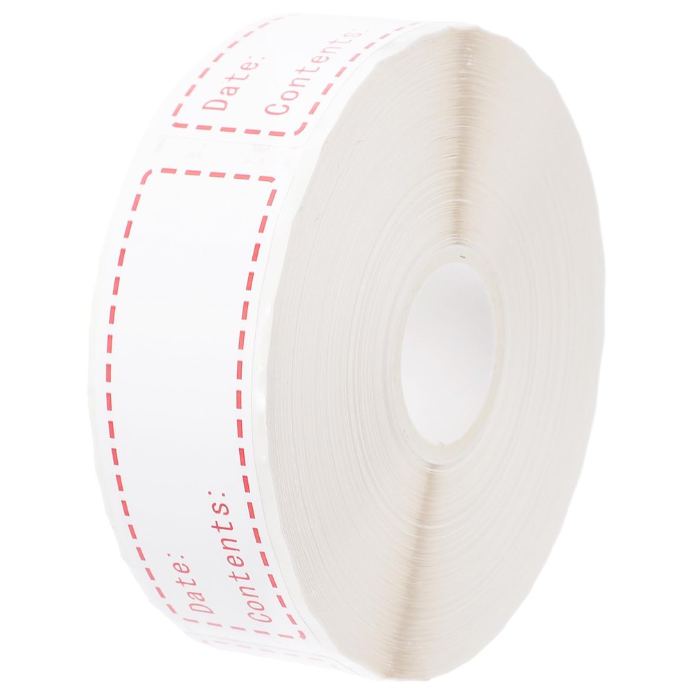 Cabilock Food Labels for Jars and Bottles, Self-Adhesive Glassine Paper, Cold-Resistant
