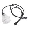 Bathtub Air Jet with Light, 9-Hole RGB Bubble Jet, 12 V, 40 mm PVC Spa Component view 2