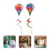 Fabric and PVC Hot Air Balloon Wind Spinners, 2-Pack view 4
