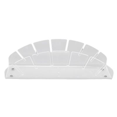 Qcwwy Plastic Baseball Cap Display Stand, Transparent Multi-Hat Organizer