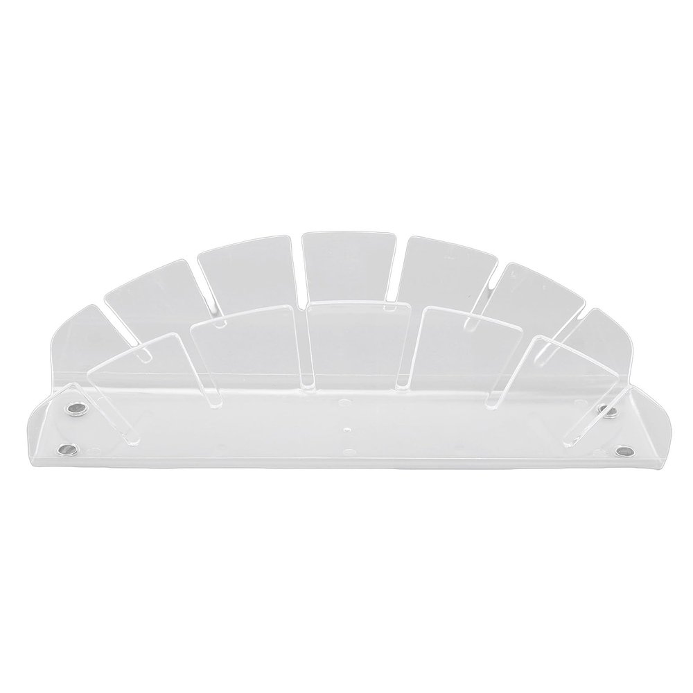 Qcwwy Plastic Baseball Cap Display Stand, Transparent Multi-Hat Organizer