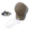 Qcwwy Plastic Baseball Cap Display Stand, Transparent Multi-Hat Organizer view 3