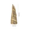 10-Piece Gold Fabric Unicorn Horn Hair Clips for Crafts view 2