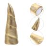 10-Piece Gold Fabric Unicorn Horn Hair Clips for Crafts view 4