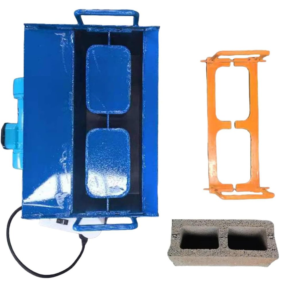 Manual Brick Molding Machine, 45-Second Forming, 30 Bricks per Hour, Vibration Technology, Customizable Molds