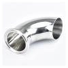 RUAJOGYNVM 19/38/51 mm Pipe OD Butt-Weld × 1.5/2 in Tri-Clamp 304 Stainless Steel 90° Elbow Fitting view 4