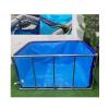 Transparent PVC Canvas Fish Pond with Metal Frame and Viewing Window view 1
