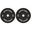 SPORTNOW 2-Piece Olympic Weight Plate Set, 2 x 20 kg, for 5 cm Barbell view 1