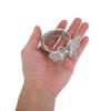 GARVALON Butterfly Curtain Tiebacks, 2-Piece, Metal, Silver view 4