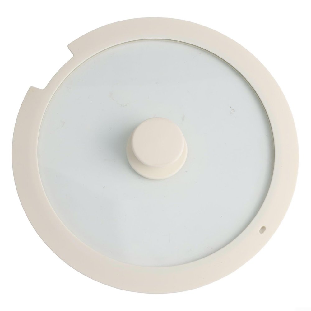 QuivyLivy Heat-Resistant Silicone Pot Lid with Tempered Glass, 26 cm