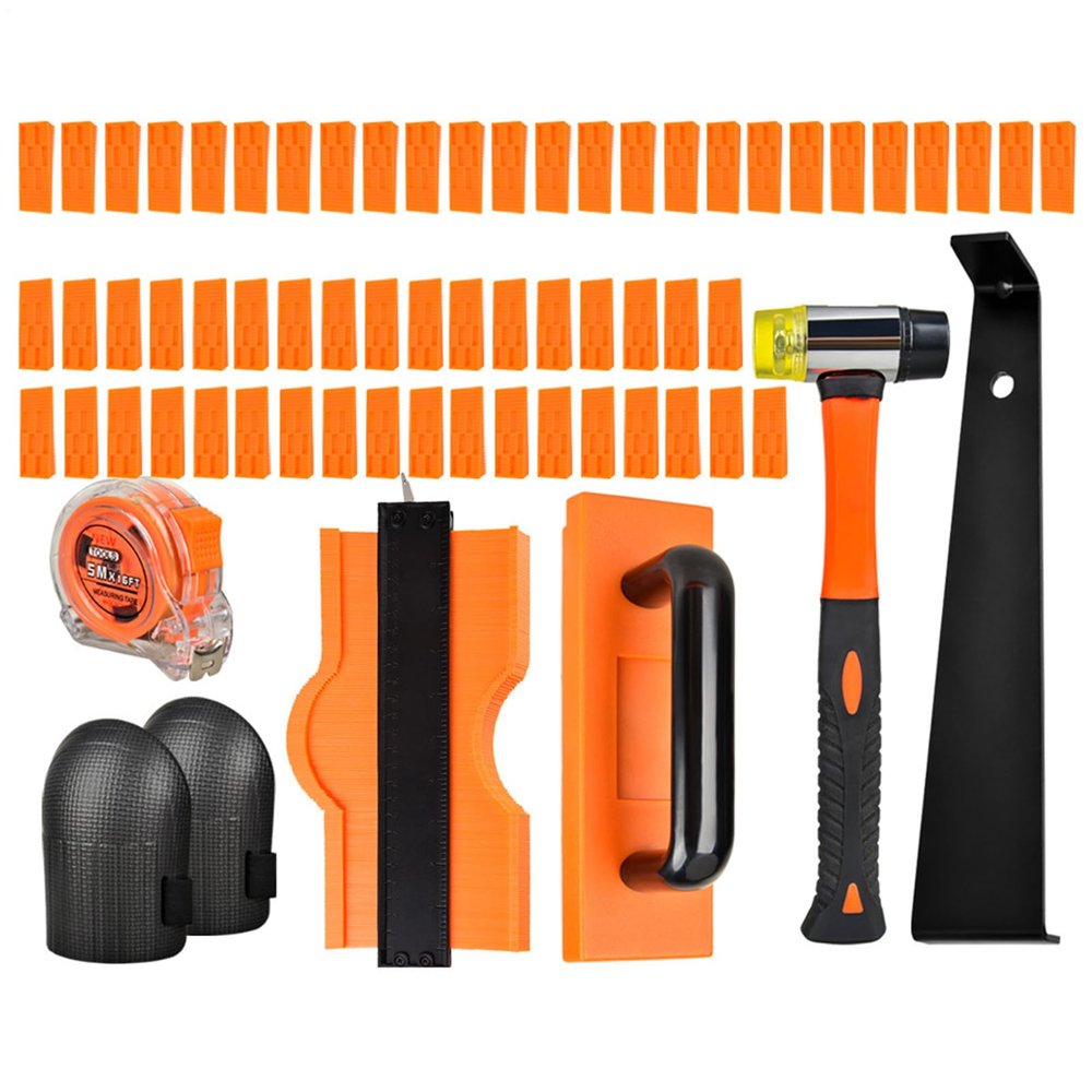 Flooring Installation Tool Set with Rubber Mallet