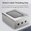 Surface-Mount Stainless Steel Distribution Box, IP65, with Lock, Viewing Window and Mounting Plate, 20 x 24 x 12 in view 3