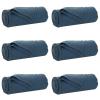 vidaXL Fleece Throws 6 pcs. Navy Blue 200 x 150 cm 2.52 kg view 1