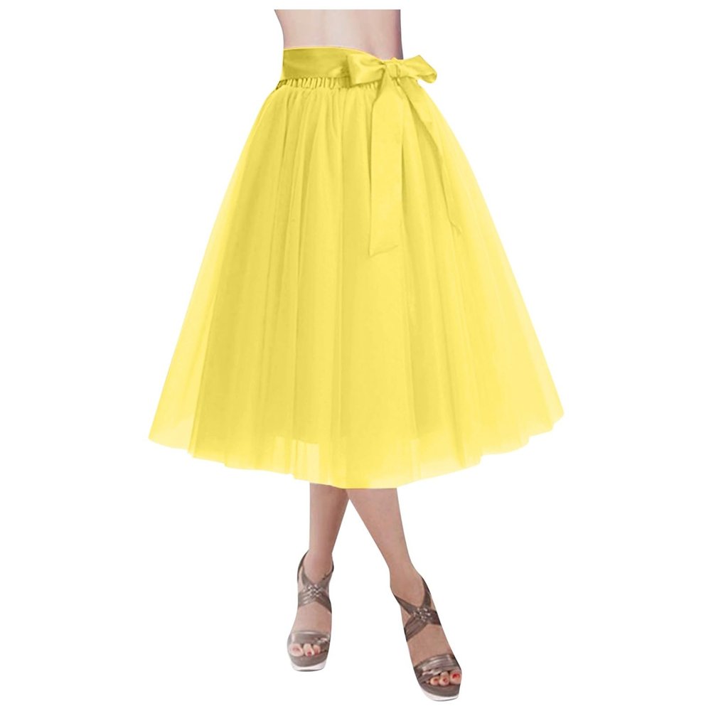 Women's Layered Tulle Skirt for Dress-Up and Costume Parties