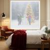 Window Insulation Film Curtain, Double-Thickness Bubble Film, White, W56 x H150 cm view 4