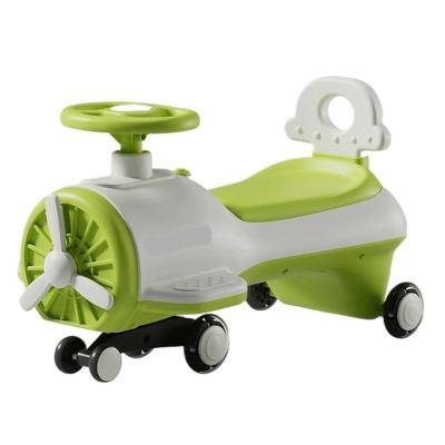 DUddTTW Airplane Ride-On Wiggle Car for Kids
