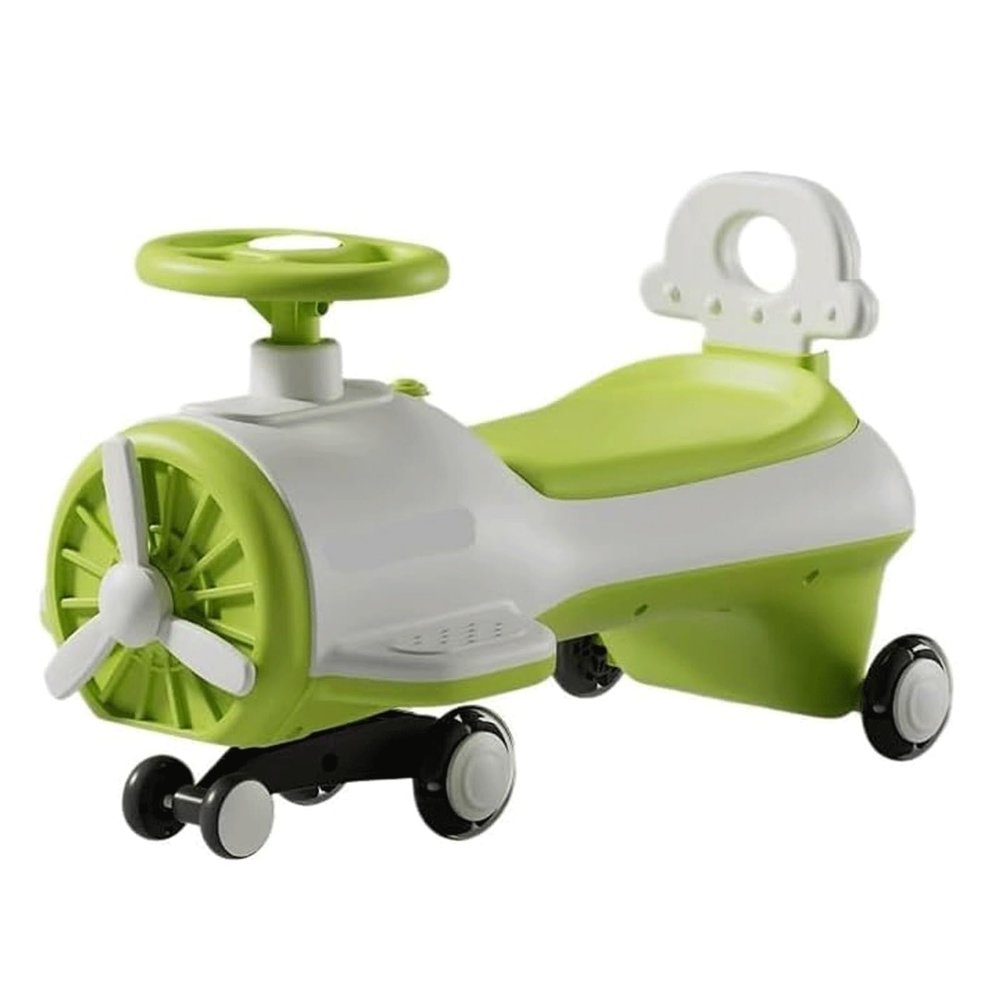 DUddTTW Airplane Ride-On Wiggle Car for Kids
