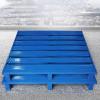 Generic Heavy-Duty Steel Pallet for Forklifts, 100 x 100 cm, Silver view 3