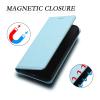 Beajew Phone Case for Samsung Galaxy S9 Plus, Premium Leather Flip Case, Sky Blue view 4
