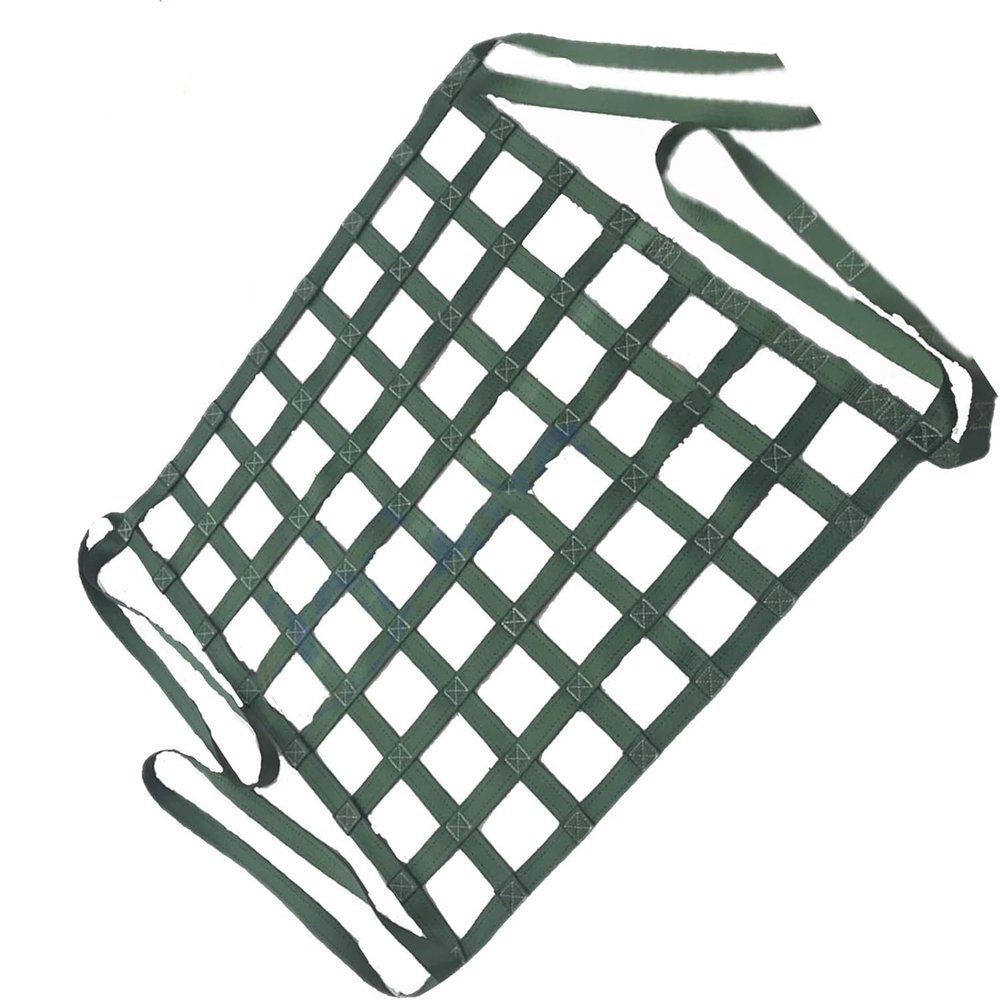 Heavy-Duty Polyester Cargo Net for Pickup Trucks, Kayaks and More, Stretchable Bungee Cargo Net (1 × 100 cm × 10 cm, 1 t)