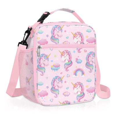 Clastyle Unicorn Insulated Lunch Bag for Kids