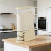 Rice Container with Measuring Cup, Space-Saving Storage view 2